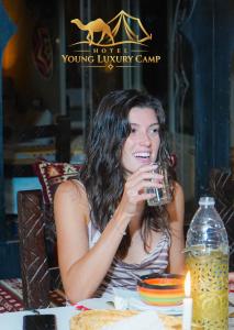 Young luxury camp