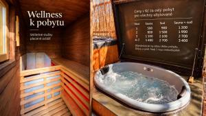 CW Harmony Mini chatka, sauna & koupací sud