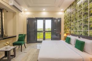 ELIVAAS Signature Mannat Villa 4-BHK English-Style Forest-View Villa with Covered Deck, Swing, Table Tennis & Lawn