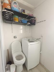 Apartamento aconchegante com vista para o mar
