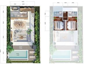 New! Serene 2BR villa near Pererenan