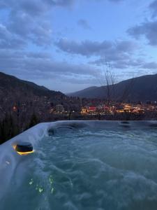 Best View in Glenwood Springs Hot Tub Game Room