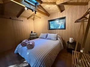 Cabaña en cordillera de Los Andes