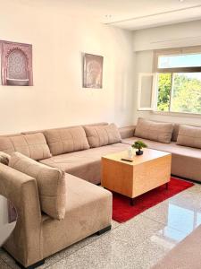 Garden-View 2BR Balcony, Steps from Rabat Medina
