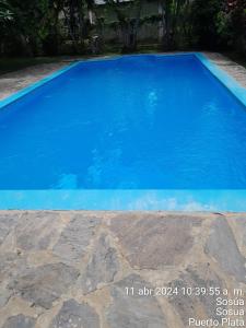 Secure four bedroom villa with a private pool near the town and beaches