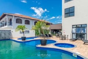 Apto. c churrasq. em Cond. c Piscina LAV0302