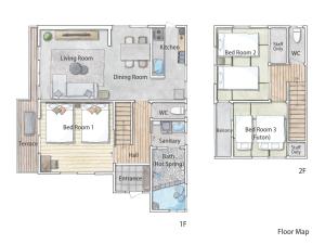 NewOPEN 温泉つきエガオの森 3bed room