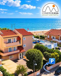 Conero Casa - Marcelli di Numana in Via Litoranea 101 sul mare vista Spiaggia con Parcheggio Esclusivo