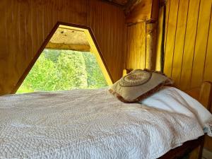 Rustic cabin for 5 people next to the Río Azul