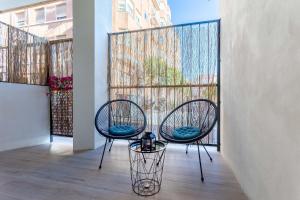 Loft para 4 huespedes con patio privado en Valencia