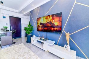 modern and luxury one bedroom apartment with swimming pool fully equipped gym children playing ground and amazing scenic views