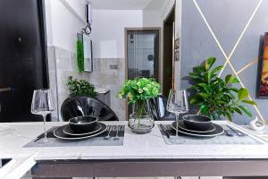 modern and luxury one bedroom apartment with swimming pool fully equipped gym children playing ground and amazing scenic views