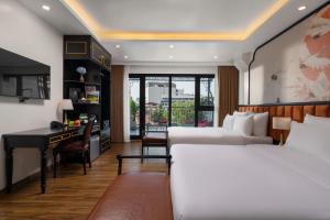 Alley Garden Hotel & Spa, 200m To Hoan Kiem Lake