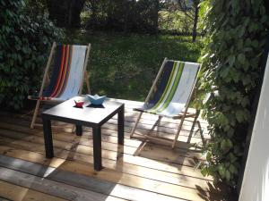 Appartements Bayonne et Anglet a pied - Terrasse bois privative : photos des chambres