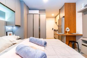 Apê luxuoso, ar condicionado no Centro de Curitiba