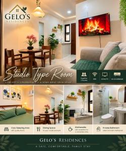 Gelos Residences Condotype for 2 Guests 5 Min to SM