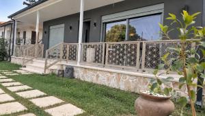 House with garden near the sea