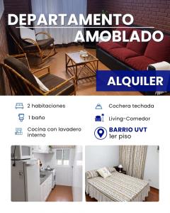 Depa 2 habitaciones 1 piso