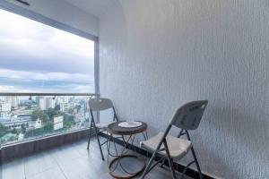 Beautifully furnished apartment with swimming pool ample parking space fully equipped gym child play area and amazing city views