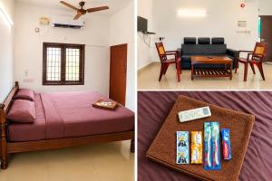 CHAND 2BHK HOME STAY Swimming pool villa near rock beach