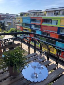 Apartment with nice VIEW and BALCONY - near the metro