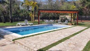 La Escondida Pool and garden in Sanber