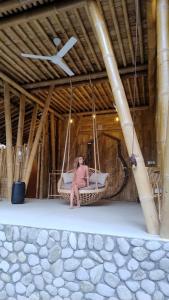 Ben Eco Bamboo Villa in Ubud town with Forest View