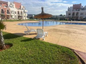 Appartement Familial 2 Chambre - piscine à la Marina Saidia