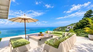 Villa Ray, worldclass sea views, rooftop, breakfast full service, private dining service, Chaweng Noi