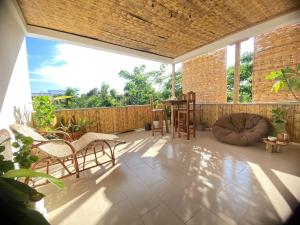 Your peaceful getaway at Paje Beach in a one-bedroom flat with large terrace and pool
