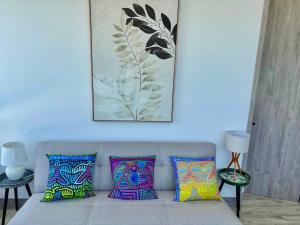 Acogedor apartamento con vista al mar, cerca a playas y jacuzzi