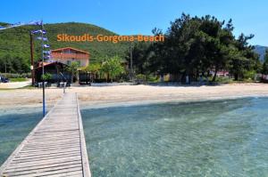 Sikoudis Gorgona Beach Thassos Greece