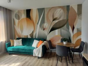Noclegi Duet House Green Harmony Studio wejście na kod CENTRUM Ptak, Orientarium, Mandoria, Fala, Centrum Zdrowia Matki Polki, bezpłatny parking, klimatyzacja