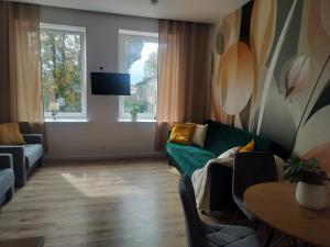 Noclegi Duet House Green Harmony Studio wejście na kod CENTRUM Ptak, Orientarium, Mandoria, Fala, Centrum Zdrowia Matki Polki, bezpłatny parking, klimatyzacja