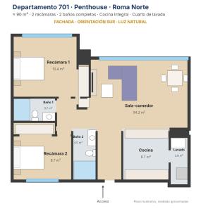 Casa SIX Penthouse en la Roma