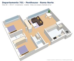 Casa SIX Penthouse en la Roma