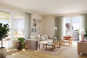 Apartament niebieski bursztyn