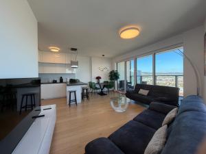 City view from 30. floor, parking price included