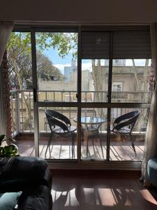 Apartment with balcony and AC Cordón Soho near the stadium