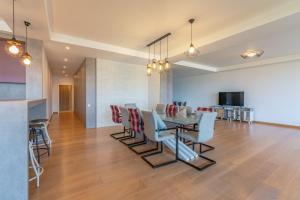 Modern penthouse with a terrace and a fantastic view