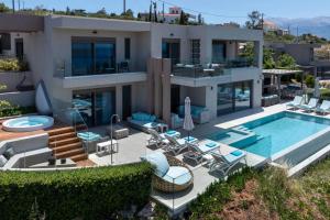 Sea View Villa w Heated Infinity Pool, Jacuzzi, Cinema