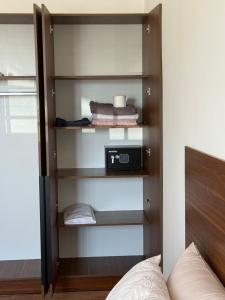 Modern haven with neat decor and a warm atmosphere