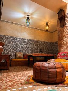 Authentic 5-Bedroom Medina House with Patio, Gym & Workspace