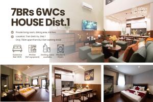 Private 5-6BRs house - Walk to BenThanh, BuiVien by Gon De Home