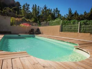 Stylish Villa in Fraiss des Corbi res with Swimming Pool