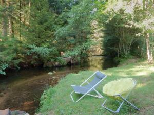 Maisons de vacances Modern and luxurious design home at the edge of a forest and a stream : photos des chambres