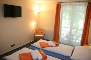 Double or Twin Room with Balcony room in Hotel Praha Potštejn