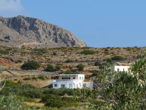 Beautiful spacious villa, large plot, 600m of sandy beach, near Makry Gialos, SE Lasithi Greece
