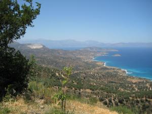 Beautiful spacious villa, large plot, 600m of sandy beach, near Makry Gialos, SE Lasithi Greece