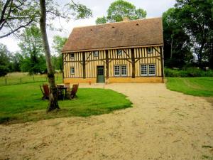 Modernised detached half timbered house on the estate of a 16th century castle